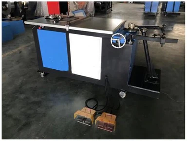 Apaļas caurules spirāles spirāles Gorelocker elkoņa locītavas formēšanas mašīna